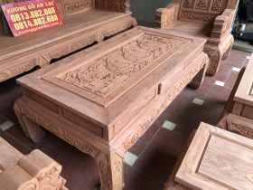 bàn ghế âu á chương voi gỗ hương đá cao cấp