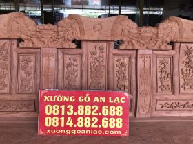 Bo ban ghe Au A chuong voi nhu y 6 mon go huong da 32