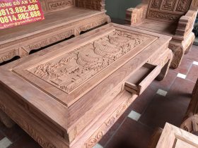 Bo ban ghe Au A chuong voi nhu y 6 mon go huong da 36