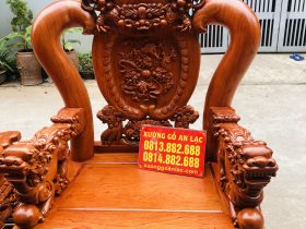 ghế minh quóc nghê gỗ hương đá tự nhiên cao cấp