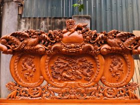 bàn ghế minh quốc nghê gỗ hương đá cao cấp