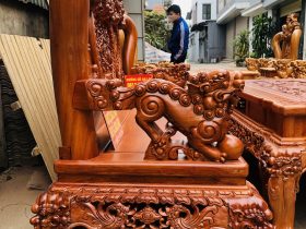 ghế minh nghê cột 12 sang trọng