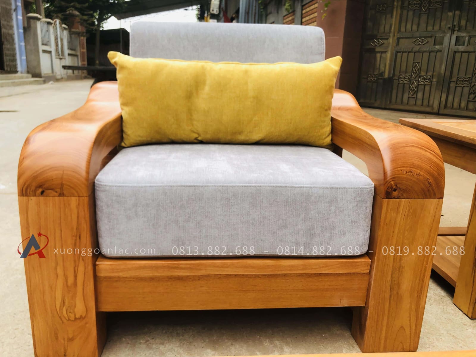 Sofa cổ điển gỗ gõ đỏ mẫu AL01 (độc quyền) 12 Sofa cổ điển gỗ gõ đỏ mẫu AL01 (độc quyền) - Ảnh 12