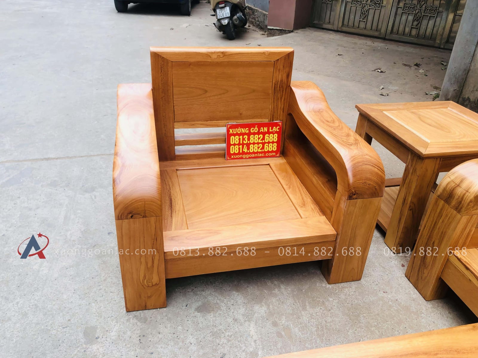 Sofa cổ điển gỗ gõ đỏ mẫu AL01 (độc quyền) 24 Sofa cổ điển gỗ gõ đỏ mẫu AL01 (độc quyền) - Ảnh 24