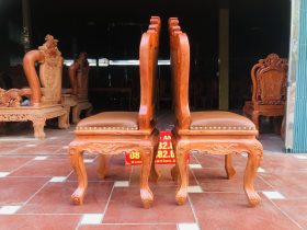 Mẫu ghế louis hoa lá tây bọc da gỗ hương đá 25 Mau ghe louis hoa la tay boc da go huong da 7