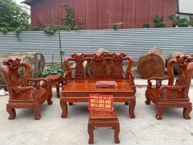 bàn ghế minh quốc đào tiên gỗ hương đá