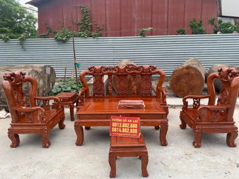 bàn ghế minh quốc đào tiên gỗ hương đá