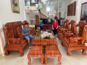 bàn ghế gỗ hương đá cao cấp
