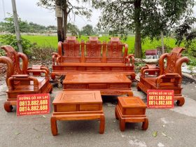 mẫu bàn ghế tần thủy hoàng gỗ hương đá