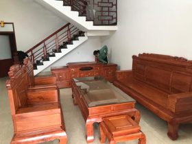 mẫu bàn ghế triện tranh sang trọng