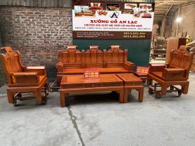 mẫu bàn ghế âu á gỗ hương đá
