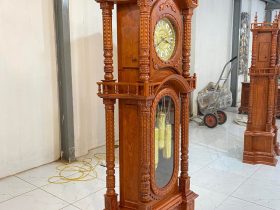 Mẫu Đồng Hồ Tứ Trụ Vát Cao 2m3 Chất Liệu Gỗ Hương Đá Nam Phi Hàng Tuyển (Anh Tú, Thái Nguyên) 8 mặt hồi của đồng hồ cây tứ trụ