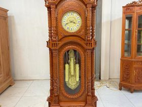 Mẫu Đồng Hồ Tứ Trụ Vát Cao 2m3 Chất Liệu Gỗ Hương Đá Nam Phi Hàng Tuyển (Anh Tú, Thái Nguyên) 10 đồng hồ đục louis hoa lá tây