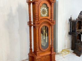 Mẫu Đồng Hồ Tứ Trụ Vát Cao 2m3 Gỗ Hương Đá Hàng Tuyển Mẫu Mới (Anh Toán, Thanh Hóa) 9 đồng hồ tứ trụ gỗ hương đá mặt đồng xâm giả cổ