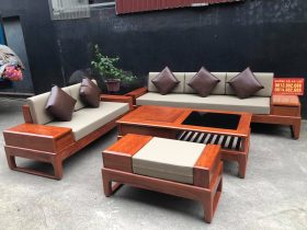 sofa gỗ hiện đại