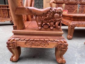 tay ghế nguyên khối đục voi