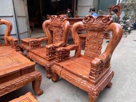 bàn ghế quốc voi 10 món