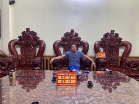 bàn trà đục tay họa tiết tinh xảo