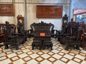 bàn ghế phòng khách minh quốc nghê bảo đỉnh