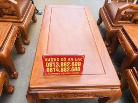 bàn trà gỗ gõ đỏ