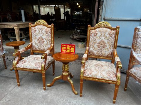 bàn trà 2 ghế putin