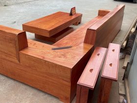 mẫu sofa gỗ sang trọng, hiện đại