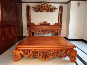 combo sập thờ và sập ngồi