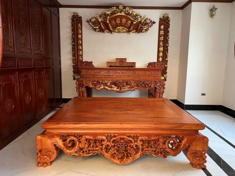 combo sập thờ và sập ngồi