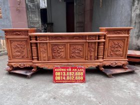 mẫu kệ tivi gỗ hương đá