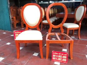 mẫu ghế giọt lễ khung gỗ bọc đệm da cao cấp