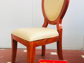 Mẫu ghế giọt lệ gỗ gõ đỏ bọc đệm da cao cấp AL-GA16 15 mẫu ghế giọt lệ sang trọng, đẳng cấp