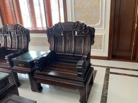 ghế đơn như ý chương voi tay voi