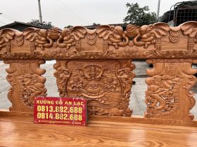 vách đoản dài đục full họa tiết