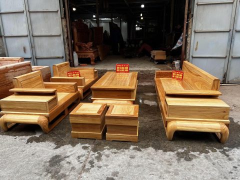 sofa zito gỗ gõ đỏ