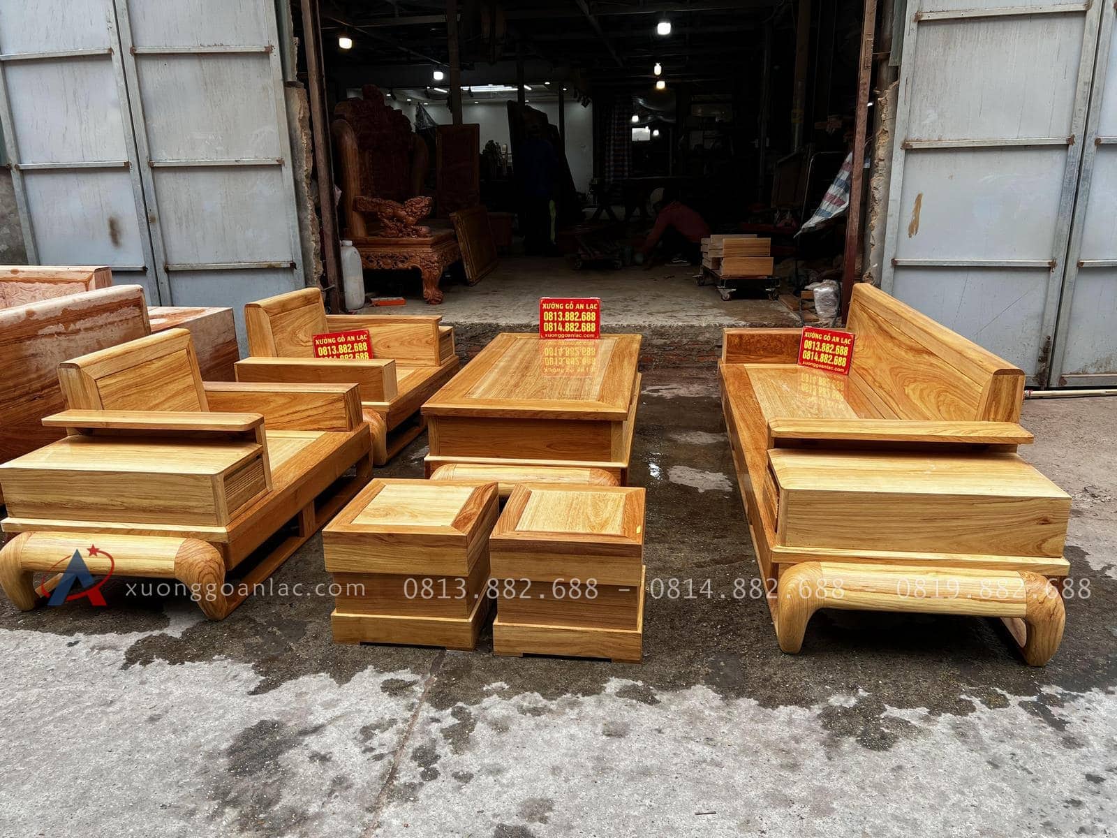 Bộ sofa zito đối 6 món gỗ gõ đỏ cao cấp (Anh Tuấn, Bắc Giang) 28 sofa zito gỗ gõ đỏ