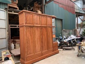 Tủ quần áo gỗ hương đá kích thước 3m x 3m 9 tủ quần áo gỗ hương đá