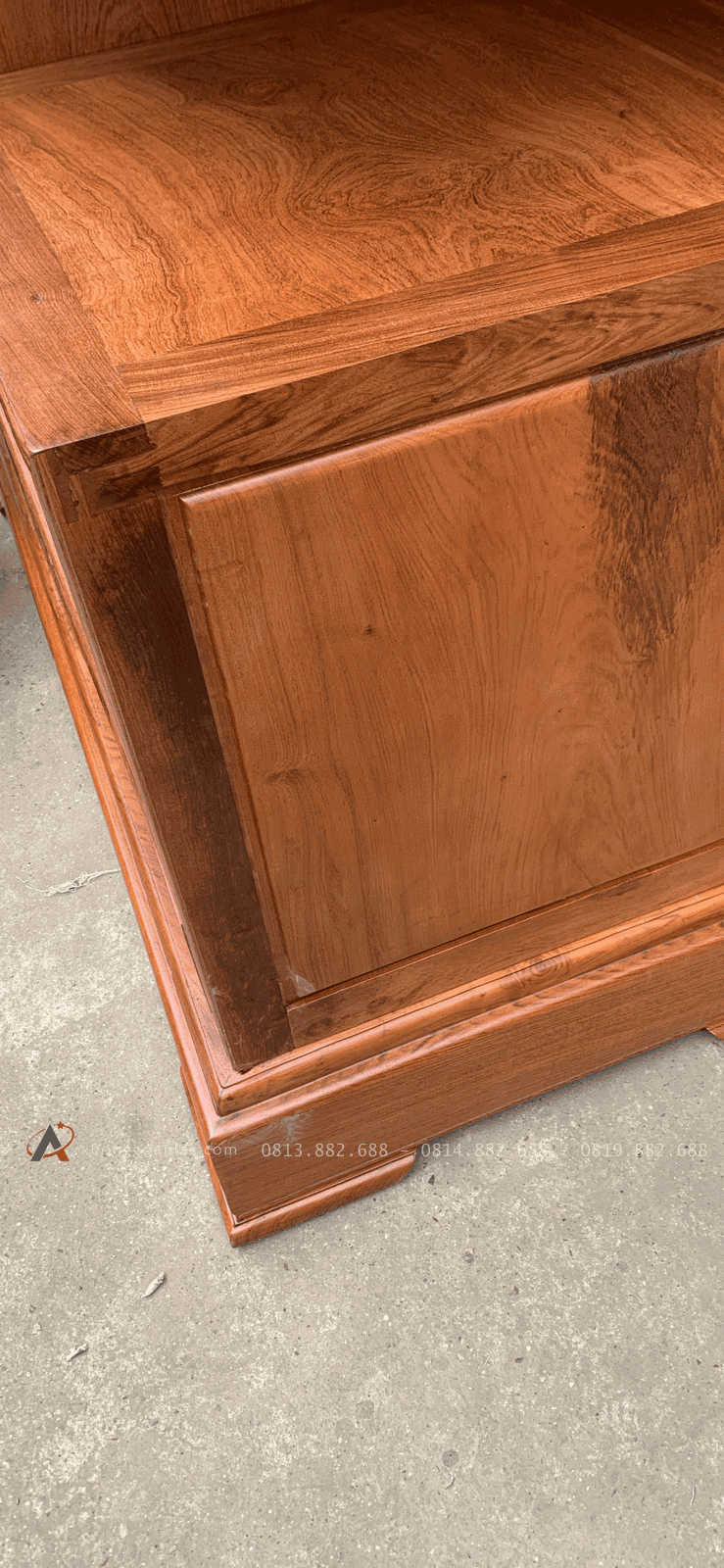 Tủ quần áo gỗ hương đá kích thước 3m x 3m 20 tủ quần áo gỗ hương đá ván liền