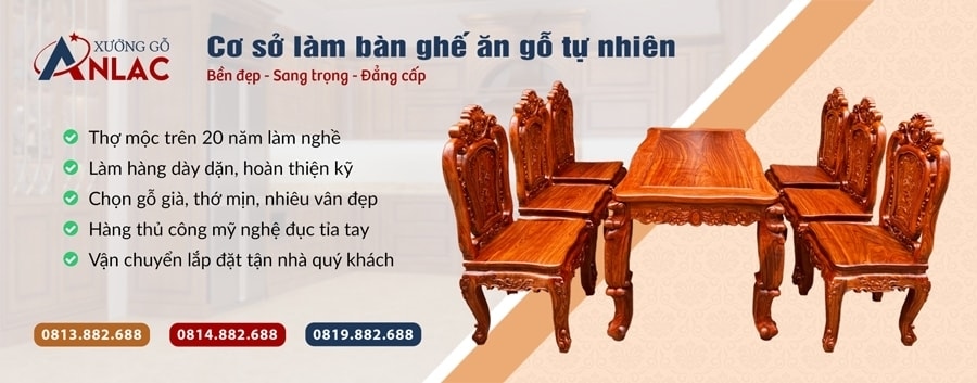 Xưởng làm bàn ghế ăn đẹp