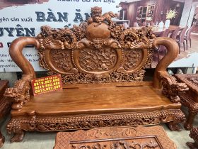 ghế nghê đỉnh siêu vip gỗ hương đá