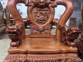 Ghế tựa đục QUY bộ ghế Nghê Đỉnh đẳng cấp