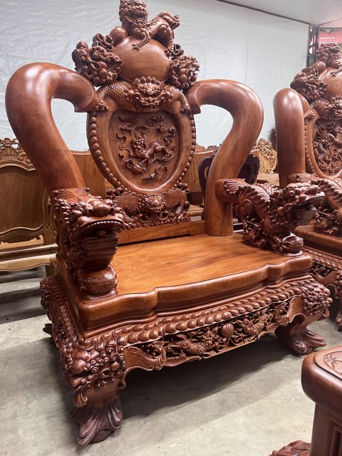 Ghế tựa đục LÂN bộ ghế Nghê Đỉnh đẳng cấp