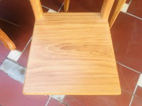 Bộ bàn ăn louis 6 ghế hiện đại gỗ gõ đỏ cao cấp (Anh Chiến,Cao Bằng) 15 mặt ngồi ghế ăn
