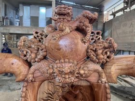 chương ghế đục nghê 3 đầu