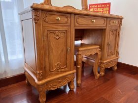 Bàn giao mẫu bàn phấn hoa lá tây cho chị Nhung ở Hưng Yên 15 hệ chân đục hoa lá tây