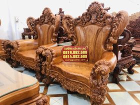 Hoàng gia nguyên khối gỗ hương đá siêu vip (Anh Thường, Hà Nội) 26 mẫu ghế đơn louis hoàng gia gỗ gõ đỏ