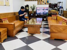bộ sofa phòng khách nguyên khối hàng vip