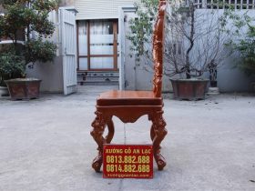 Mẫu ghế ăn hoàng gia gỗ gõ đỏ 12 ghế louis hoàng gia gỗ gõ đỏ cao cấp
