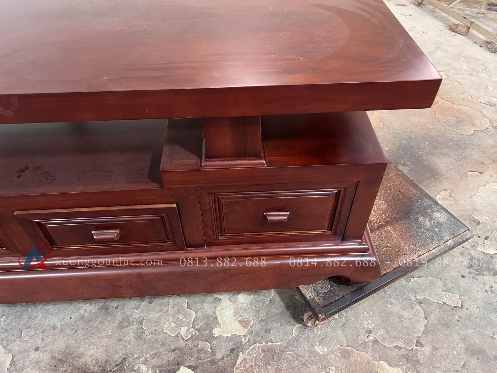 Mẫu kệ tivi sofa trơn hiện đại 1m76 (Chú Nhuận, Hà Nội) 14 kệ tivi phong cách hiện đại thiết kế trơn không họa tiết