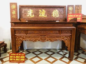 mẫu án gian ngũ phúc gỗ gụ