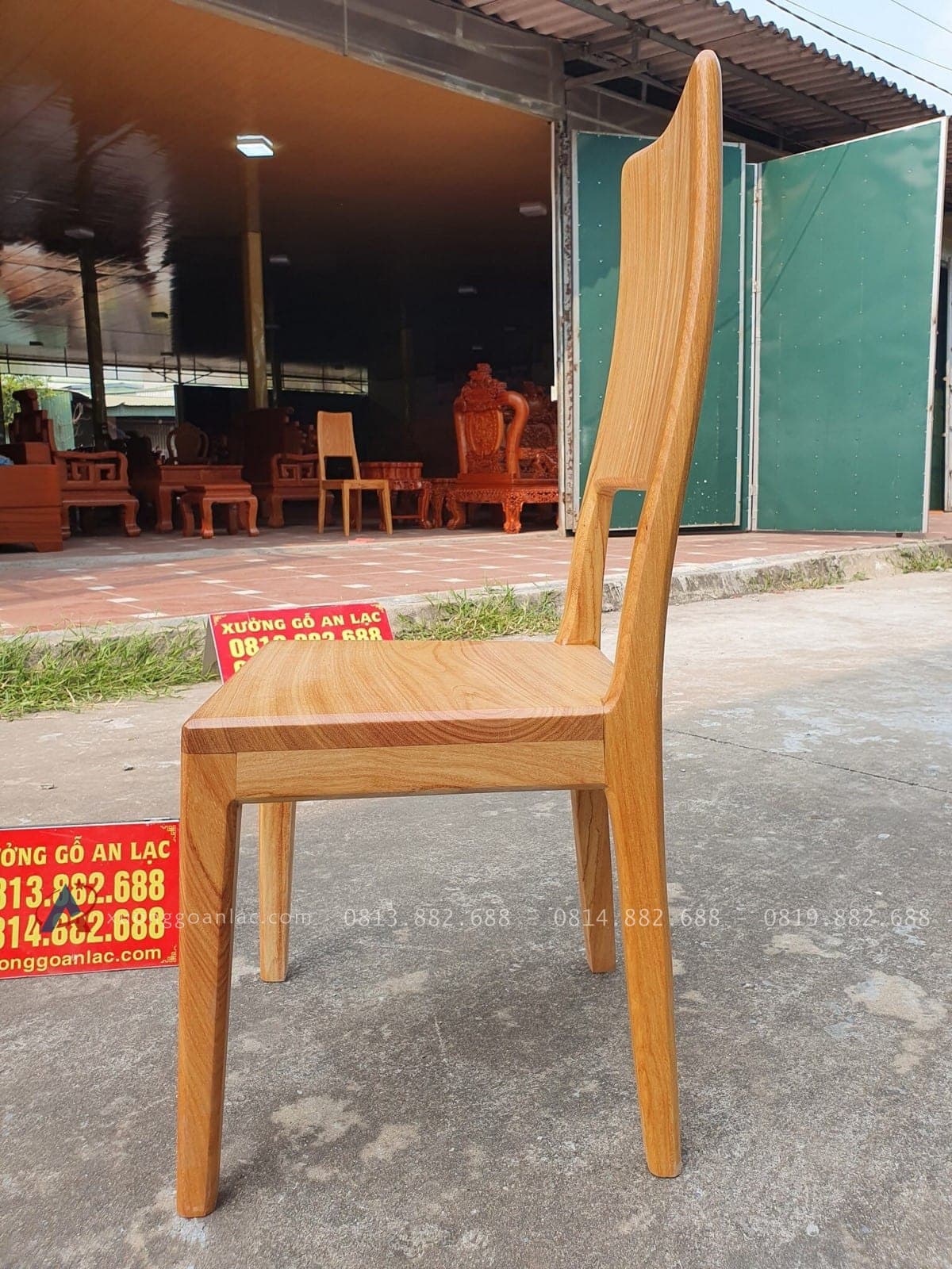 Mẫu ghế ăn hiện đại gỗ gõ đỏ 27 ghế ăn gỗ hiện đại